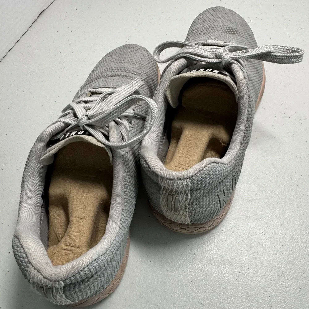CrossFit‎ Training Women Size 8 NOBULL SuperFabric Trainer Grey Gum Sole Shoes